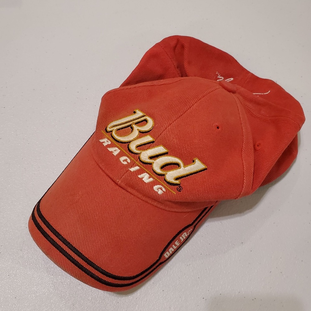Winner's Circle Men Hat One Size Red Baseball Cap Bud Racing Logo READ